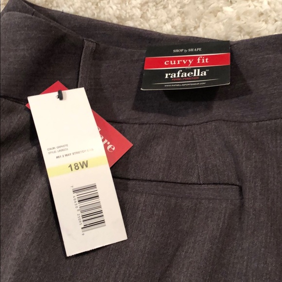 rafaella pants curvy fit plus size